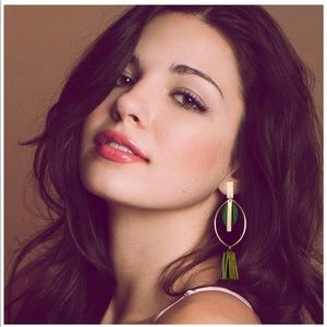 Copper Geometry Bohemian Tassel Drop